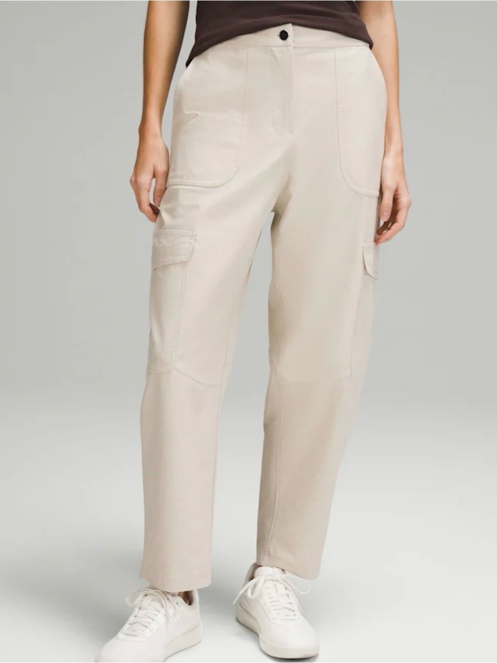 lululemon athletica Cream Straight-Leg Cargo Pants